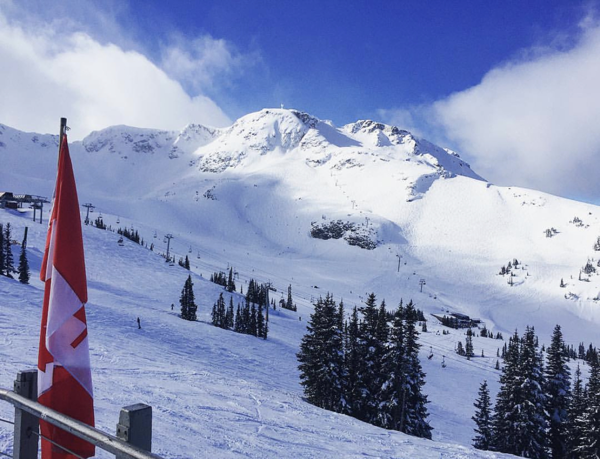 View of snow covered mountain