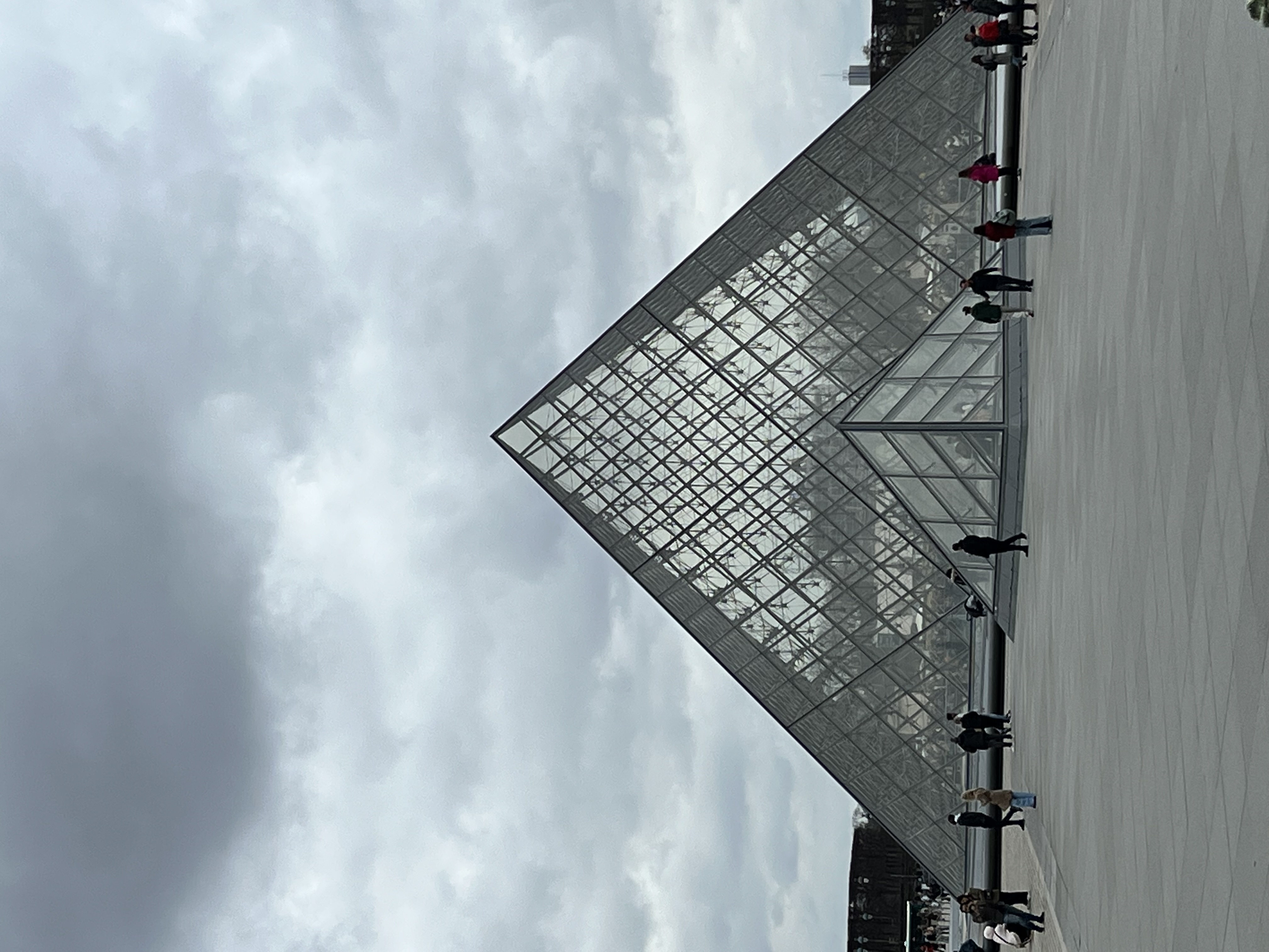 Beautiful view of Louvre Museum