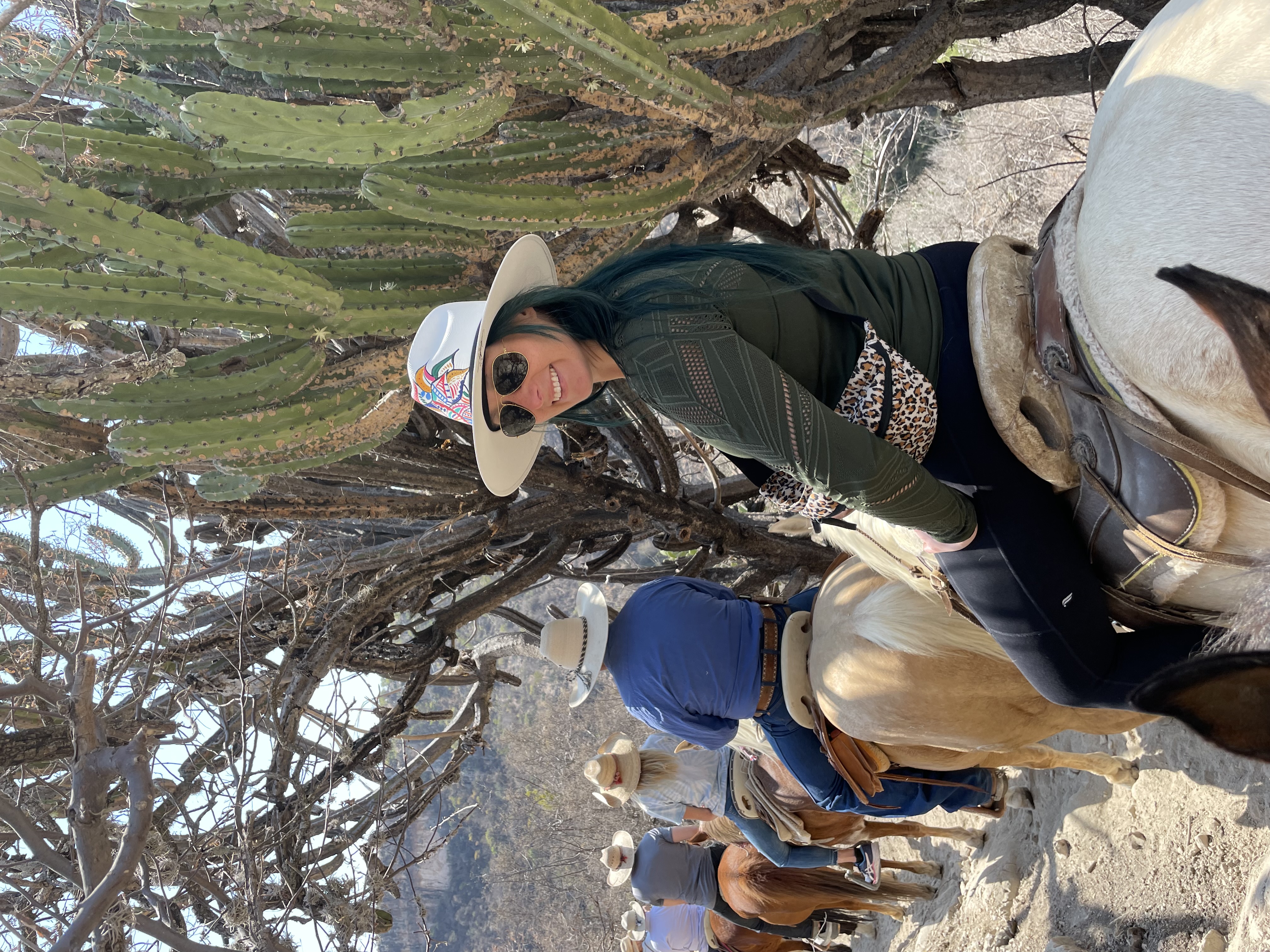Picture of Kelly riding a horse