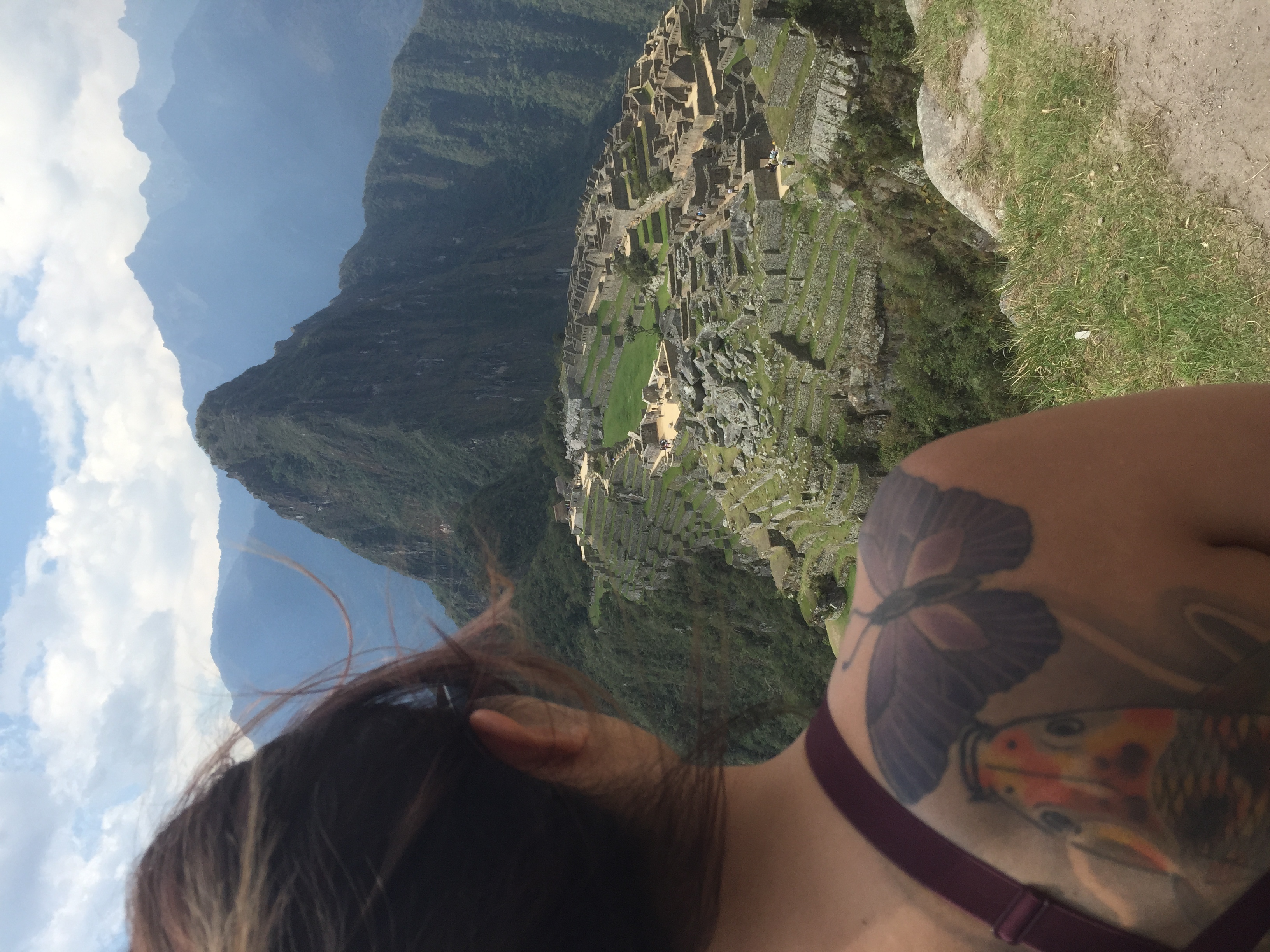 Looking at the Historic Sanctuary of Machu Picchu