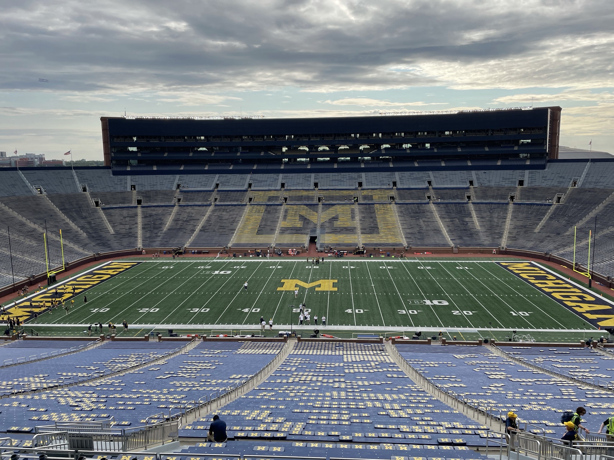 View of a stadium
