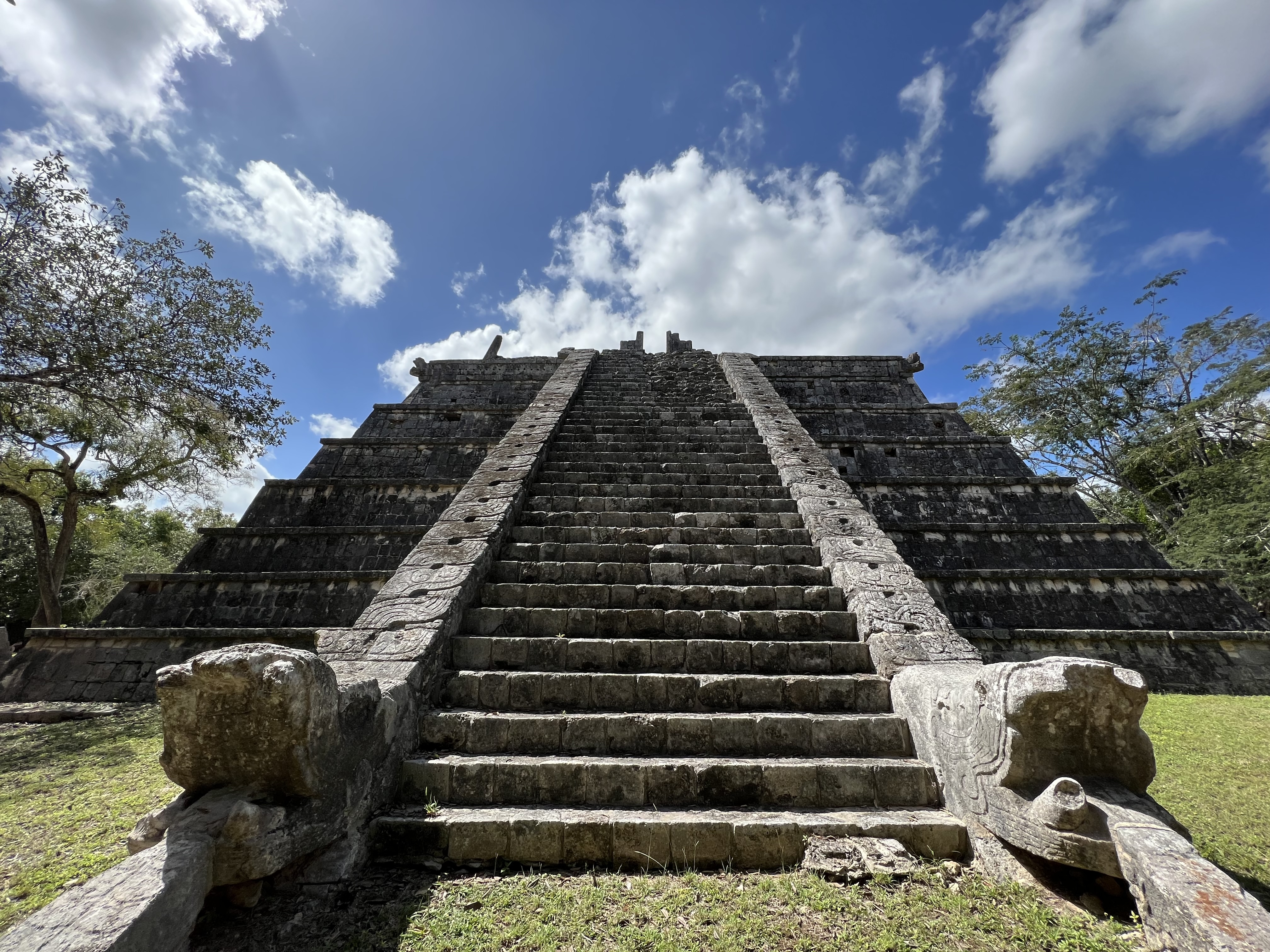 Beautiful view of Chichén Itzá