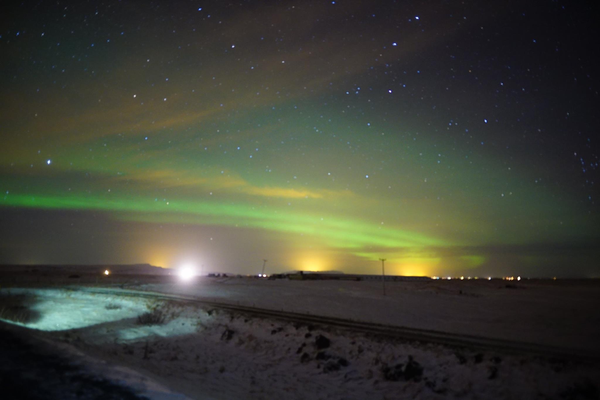 Beautiful view of Northern Lights