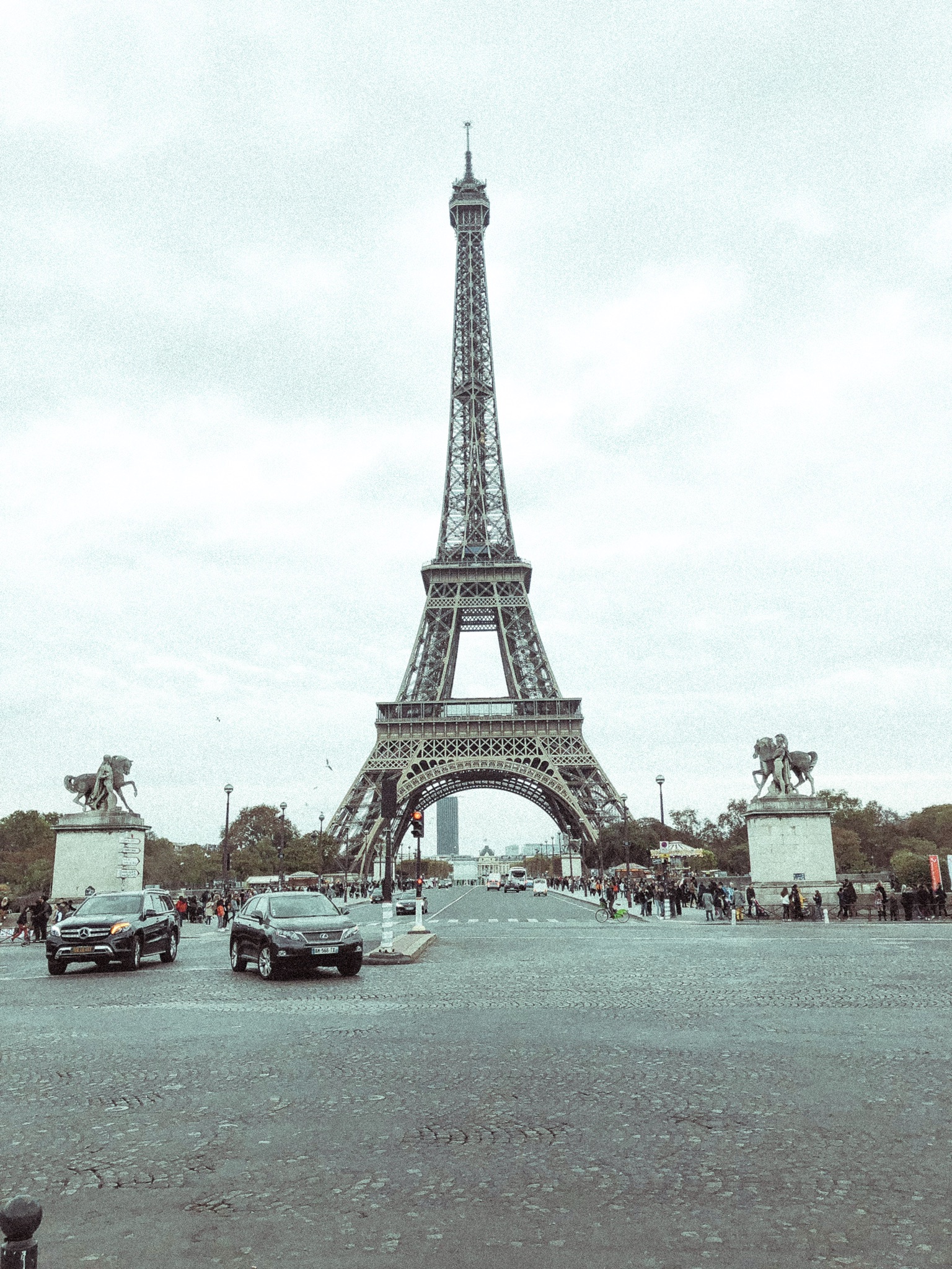 Beautiful view of Eiffle Tower
