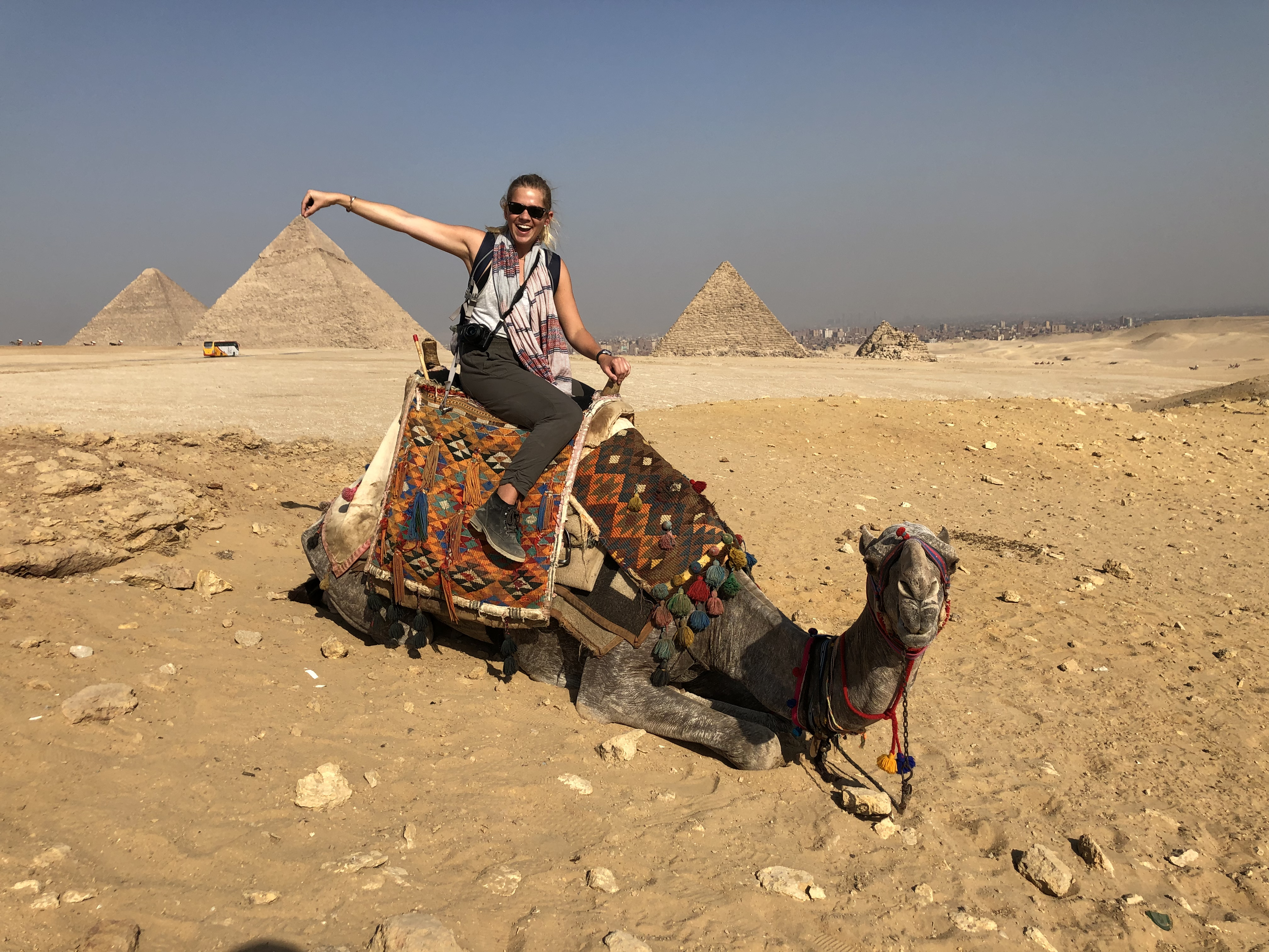 Picture of Adrianna on camel