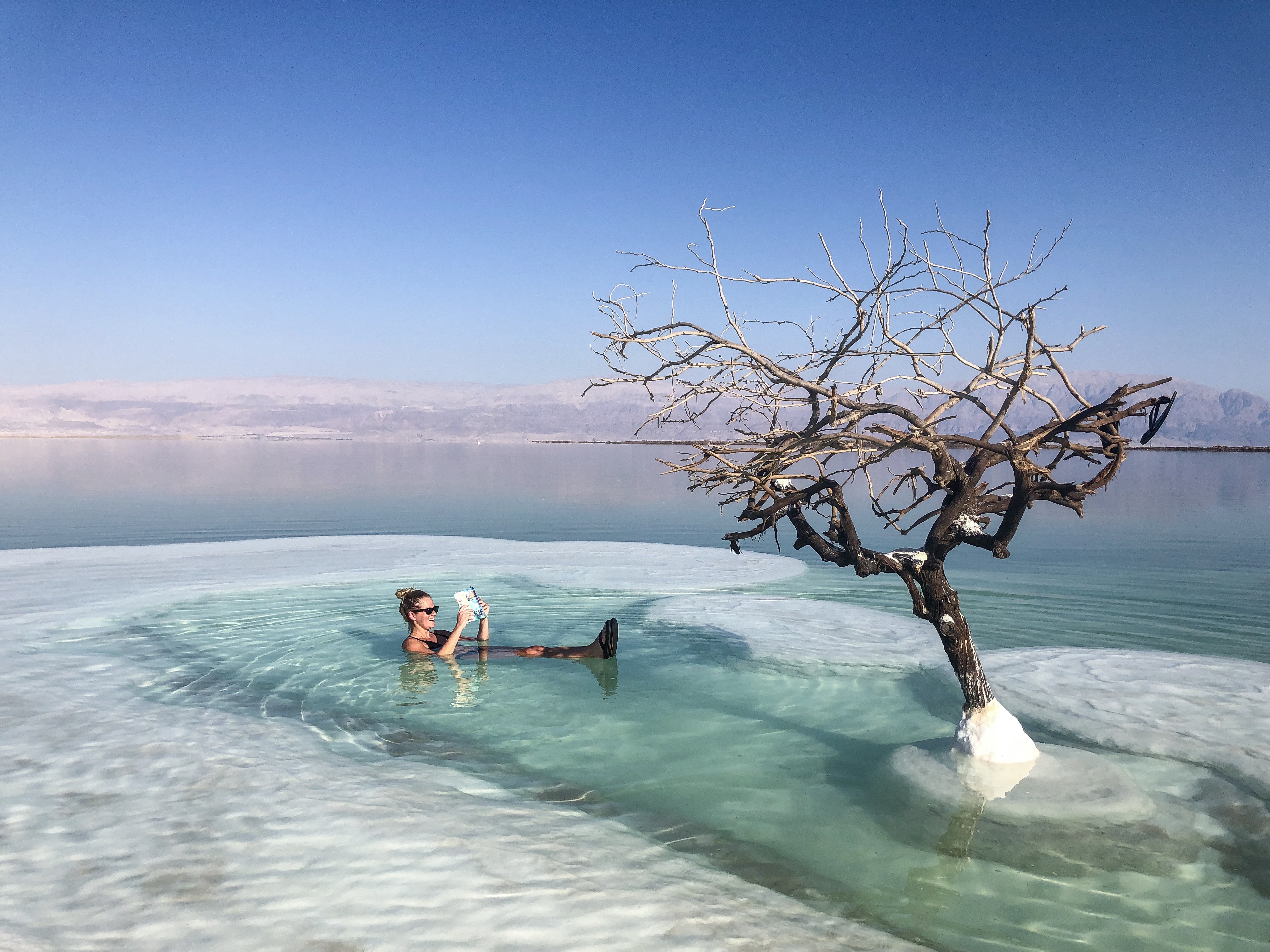 Picture of Adrianna at Dead Sea lake