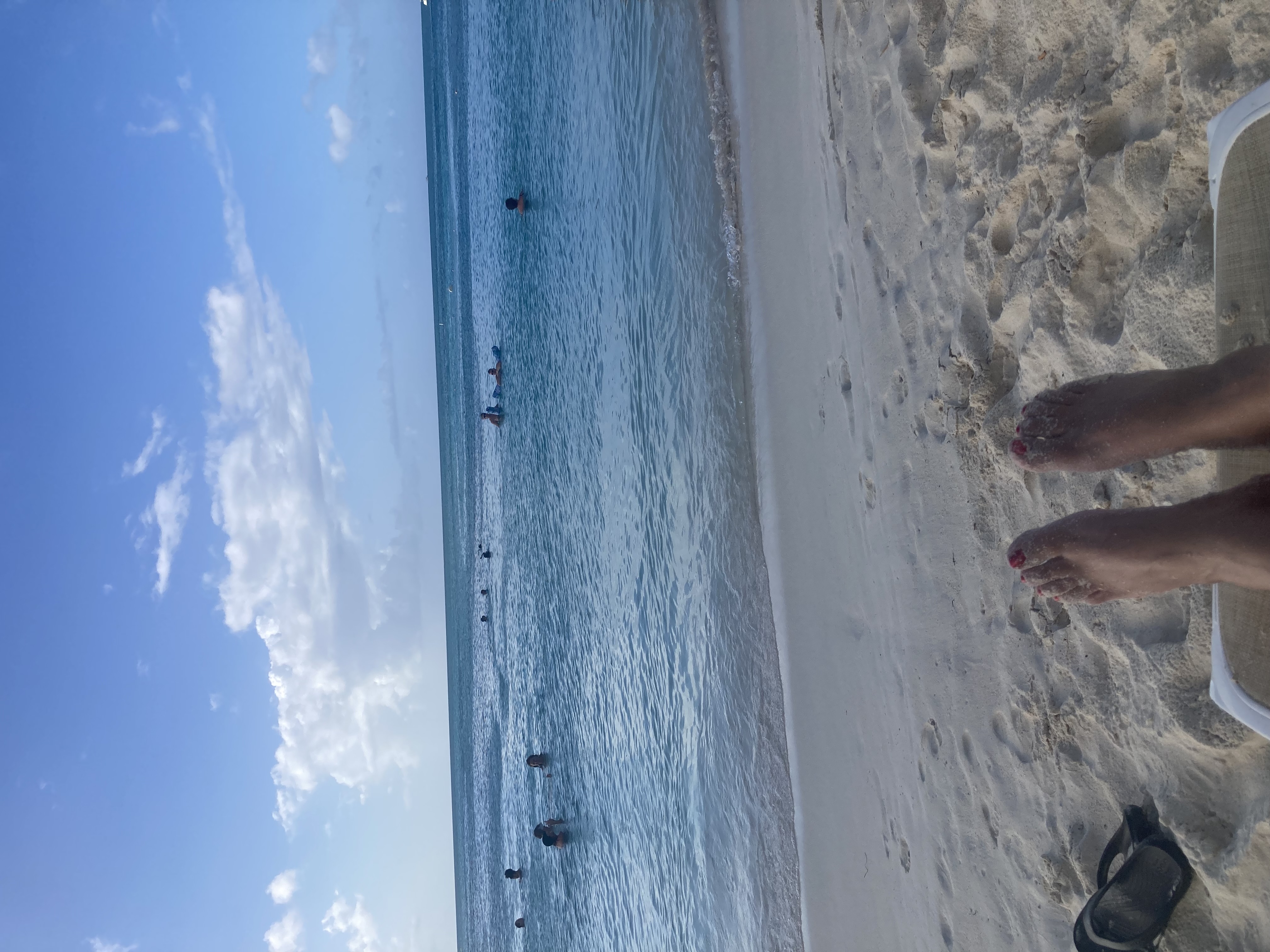 A beautiful view of beach
