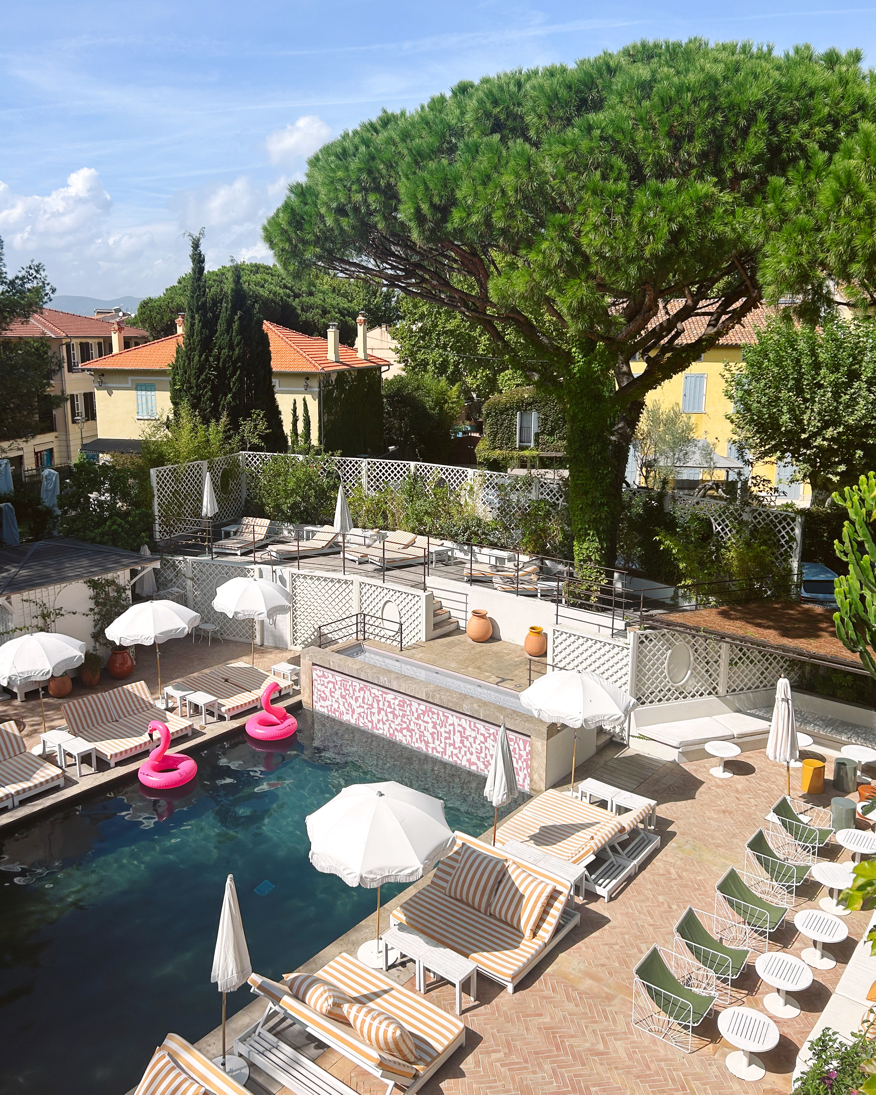 View of the pool
