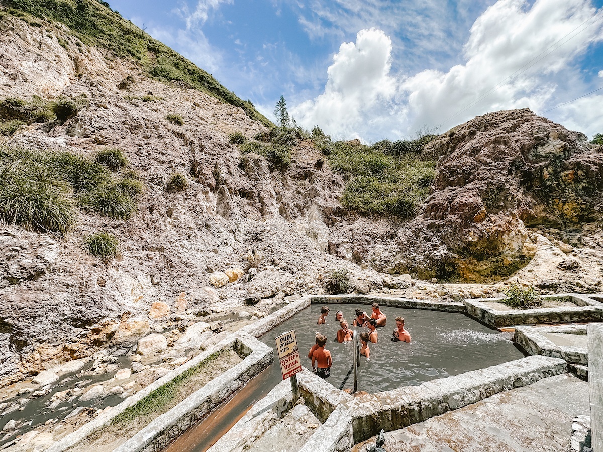 Luxuriate in a mud bath