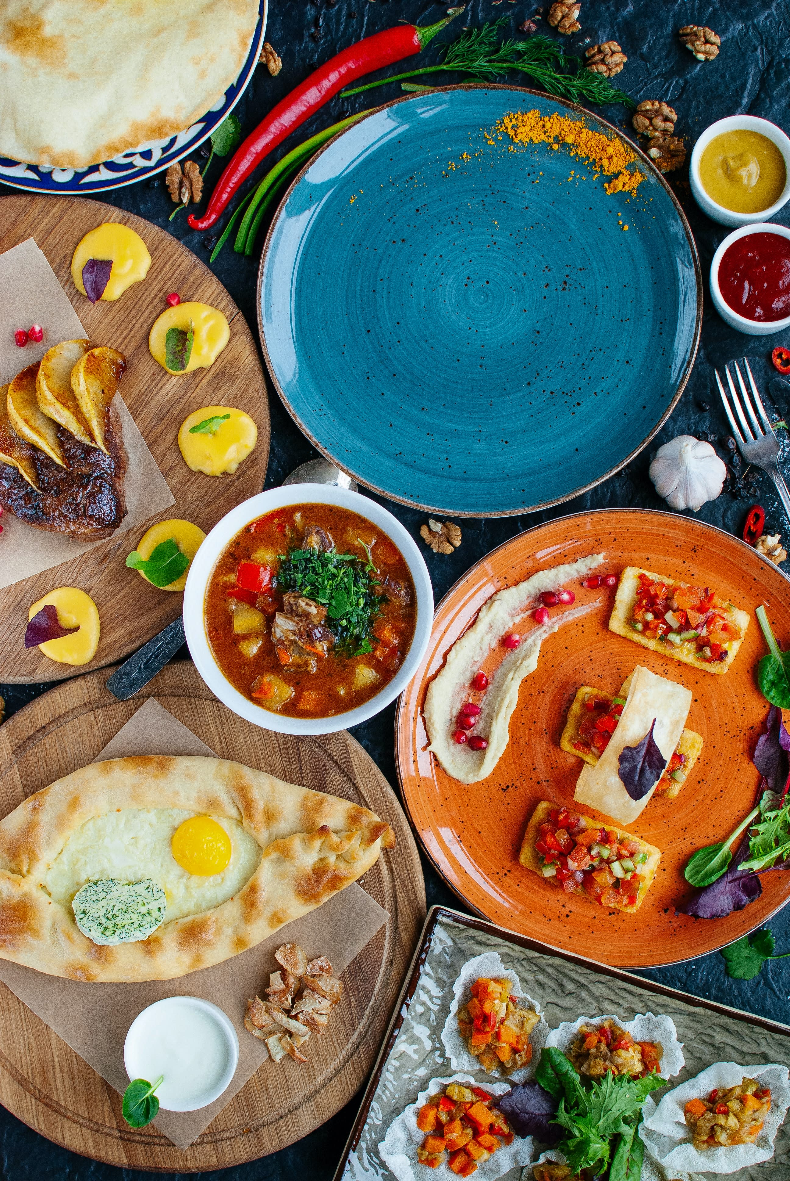 Food in London.