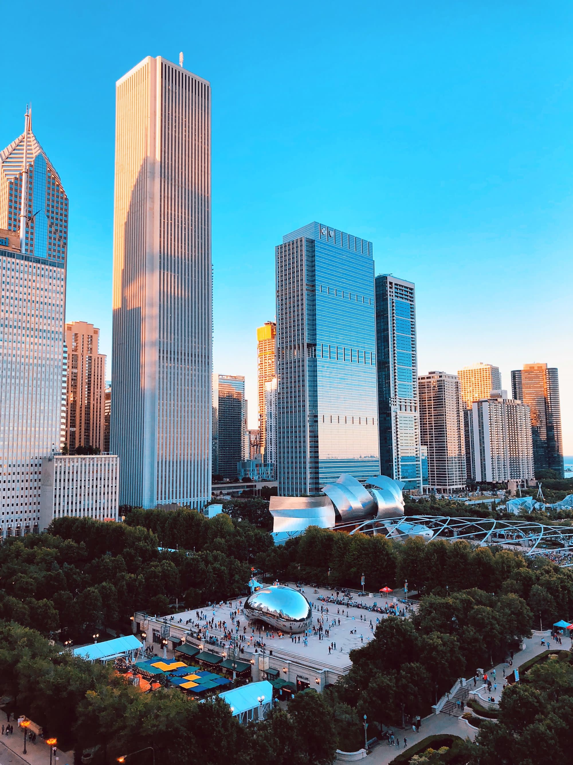 city with skyscrapers