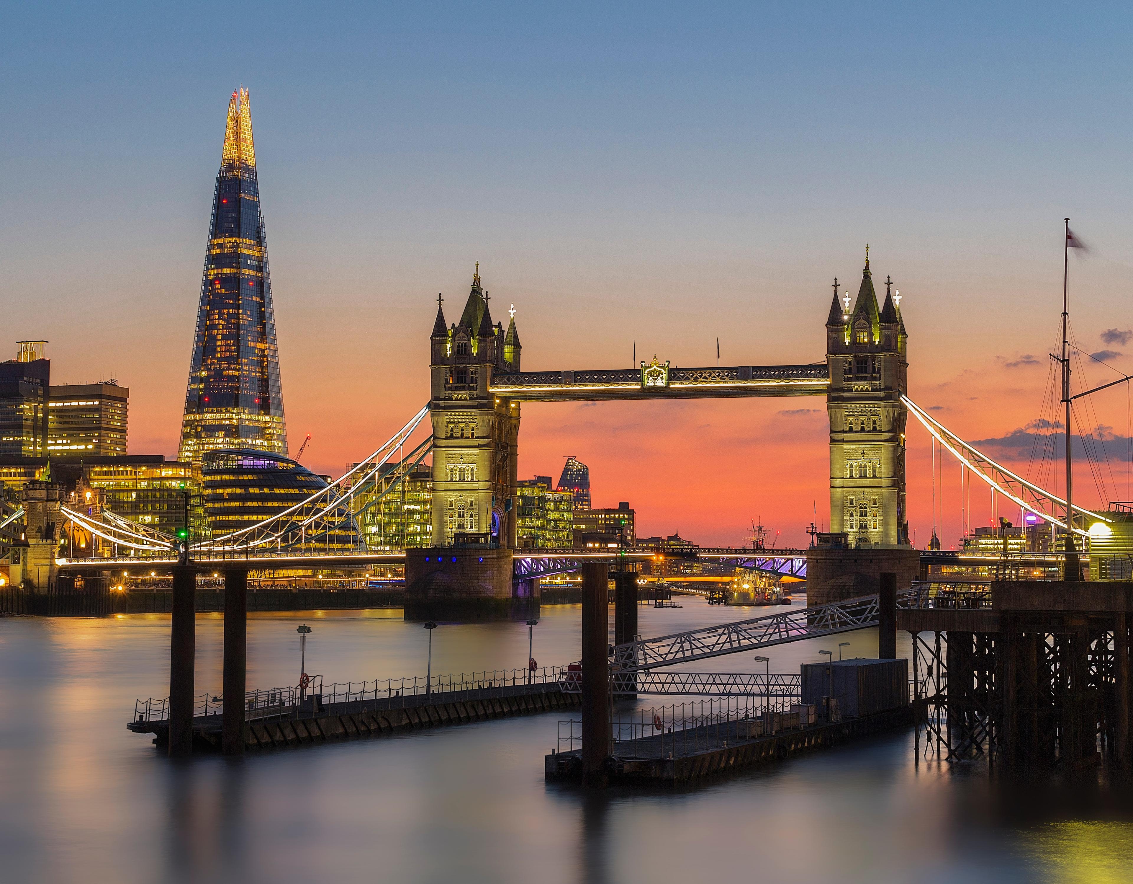 Sunset in London