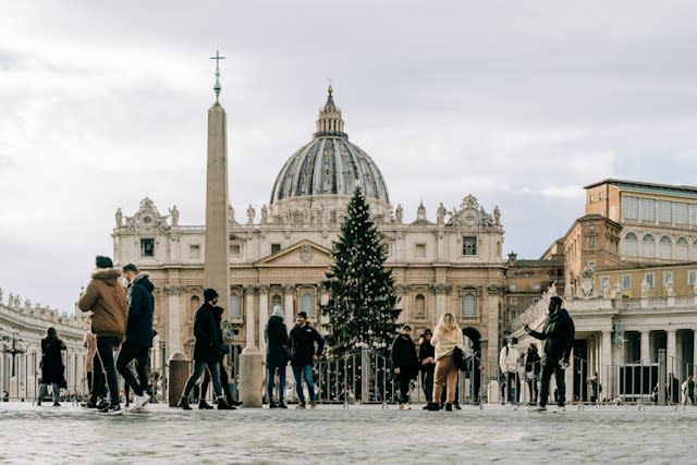 Beautiful Christmas Tree in Rome
