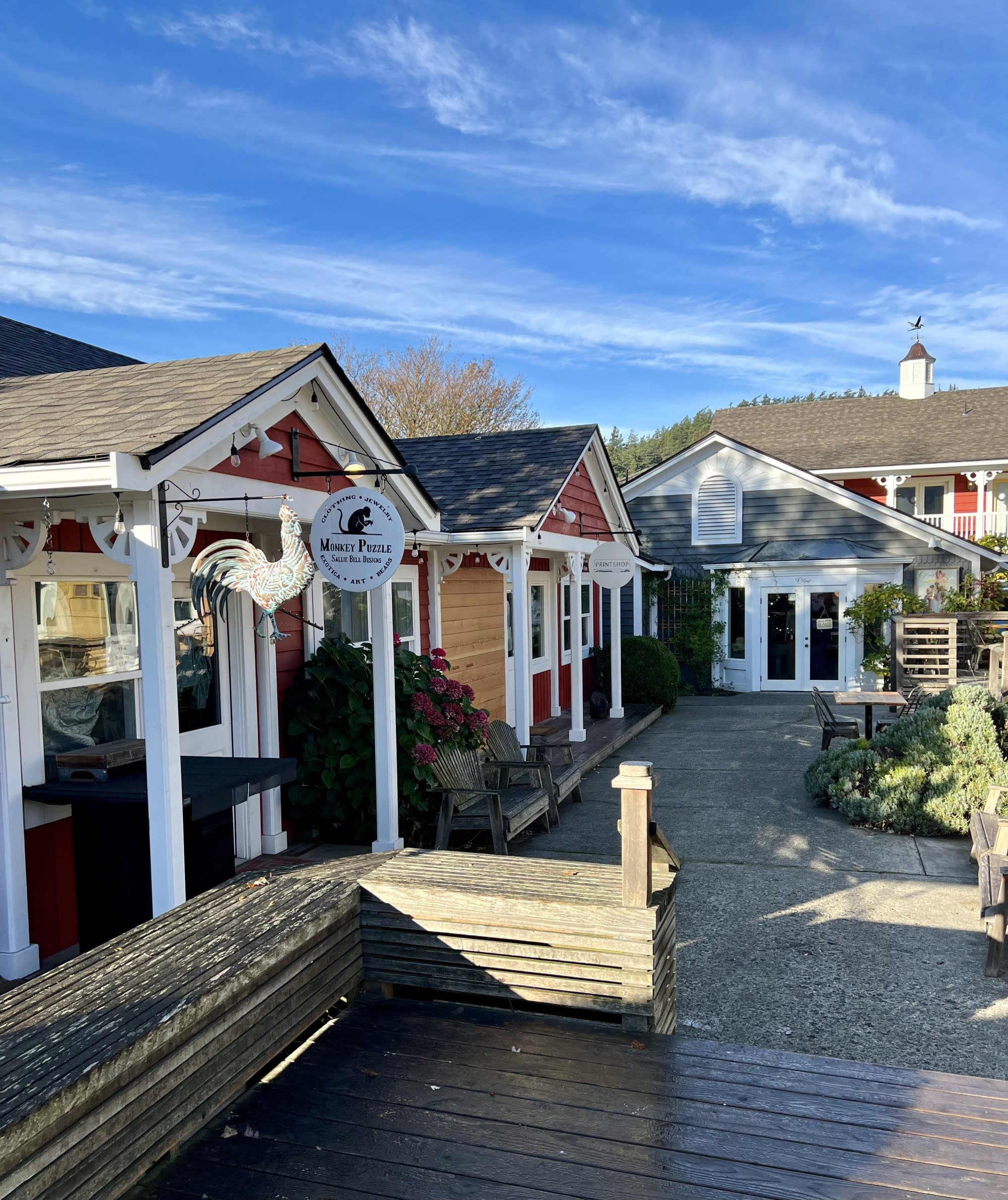 Shops like white huts during daytime.