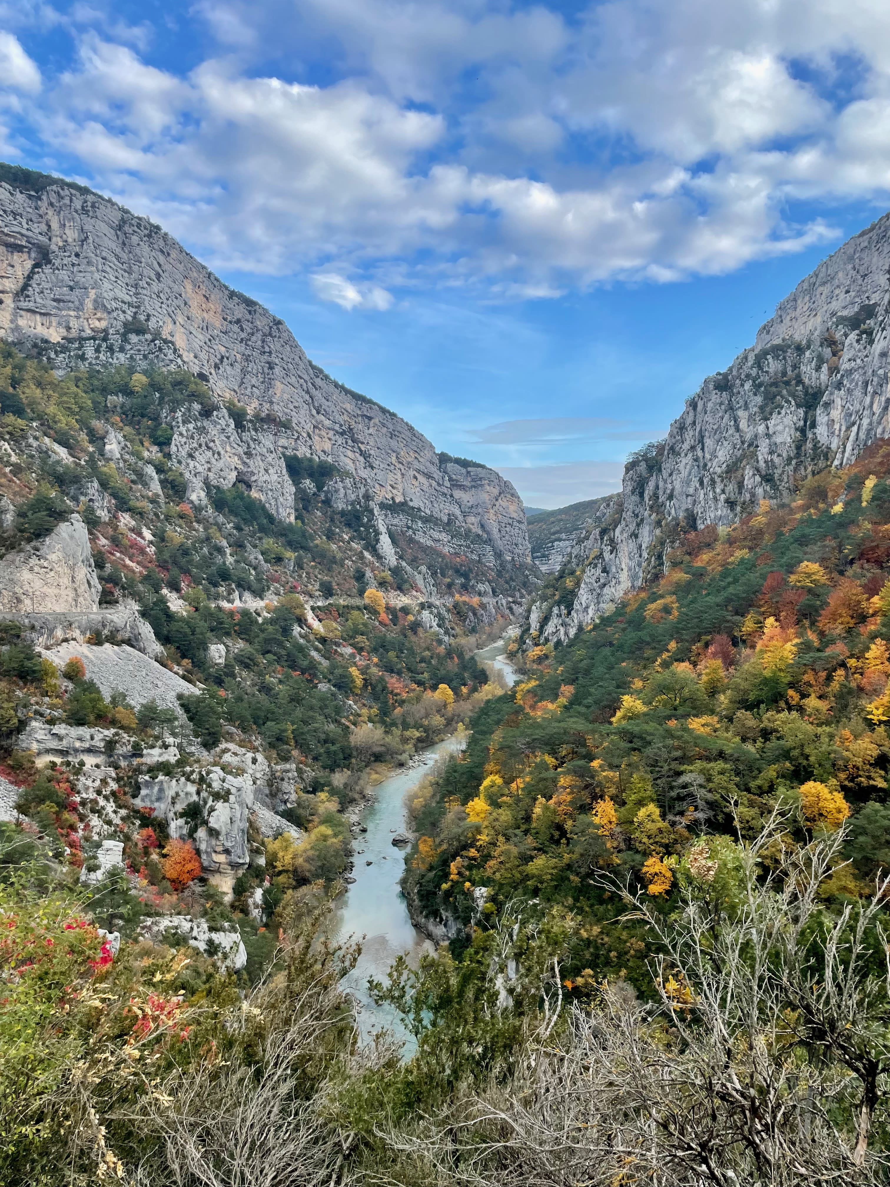 A picturesque view of Gorges du Verdon.