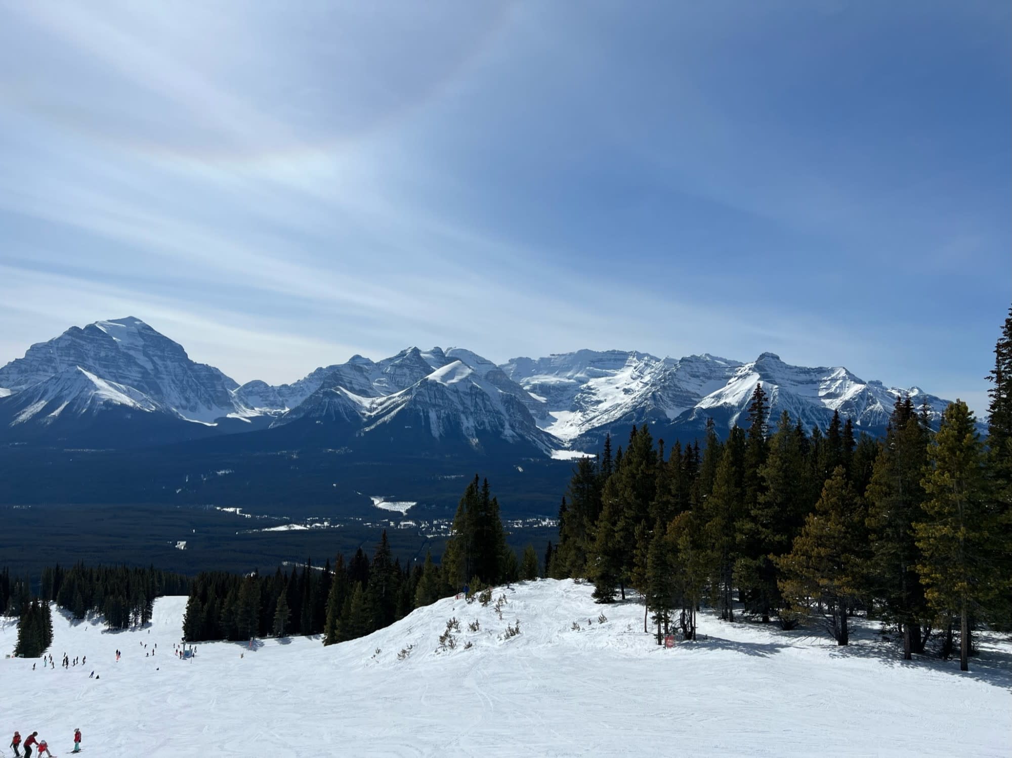 snowy mountain range