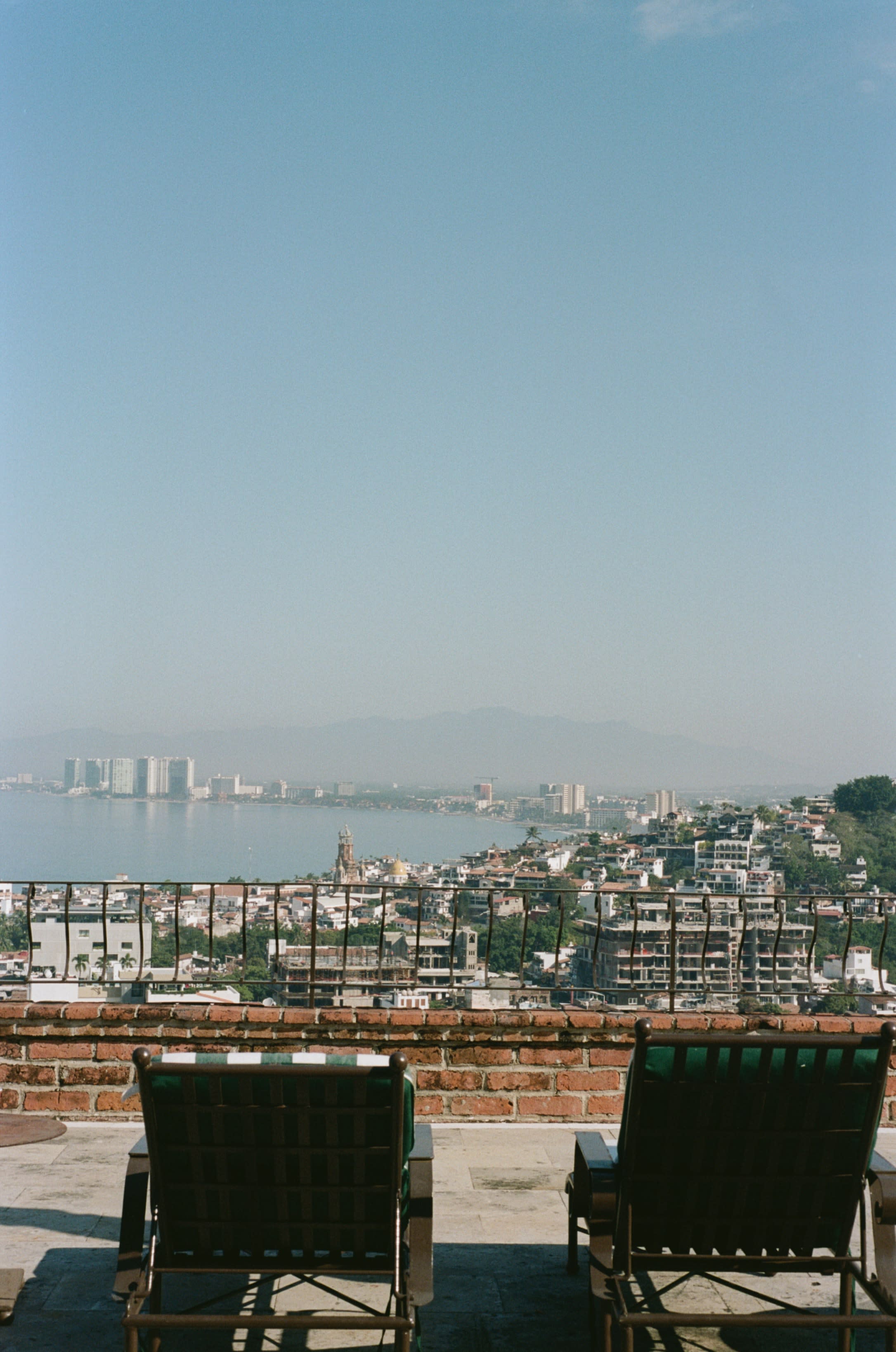 Panoramic view from above of Puerto Vallarta.