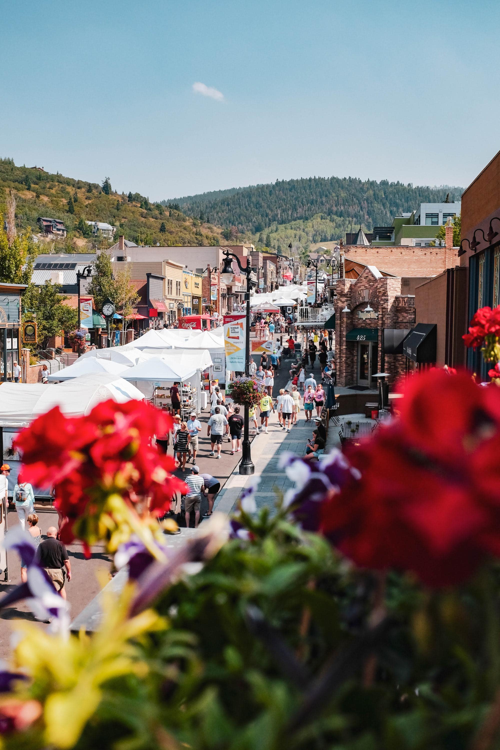 a ski town in summer