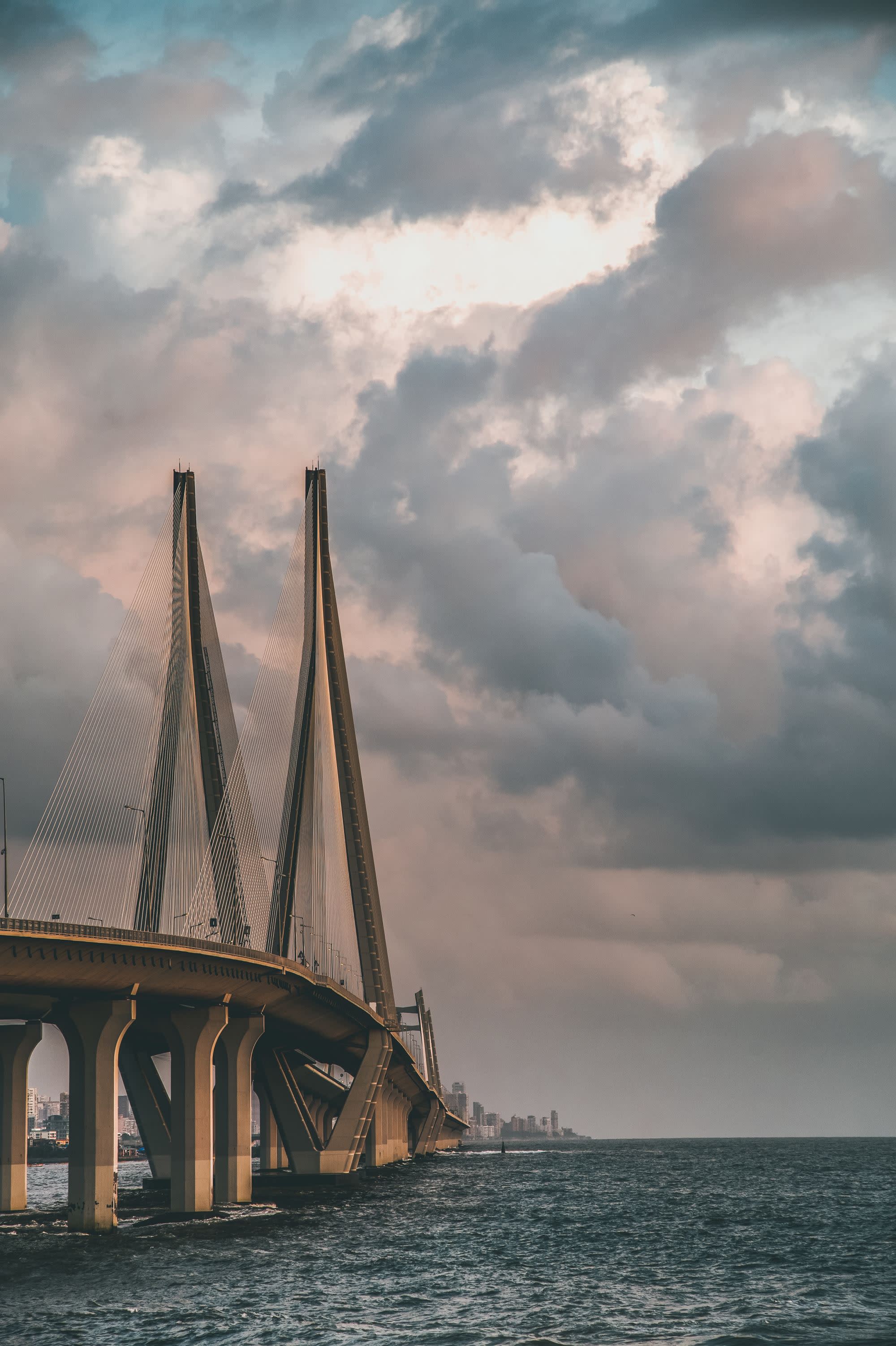 A picture of a bridge during the daytime.