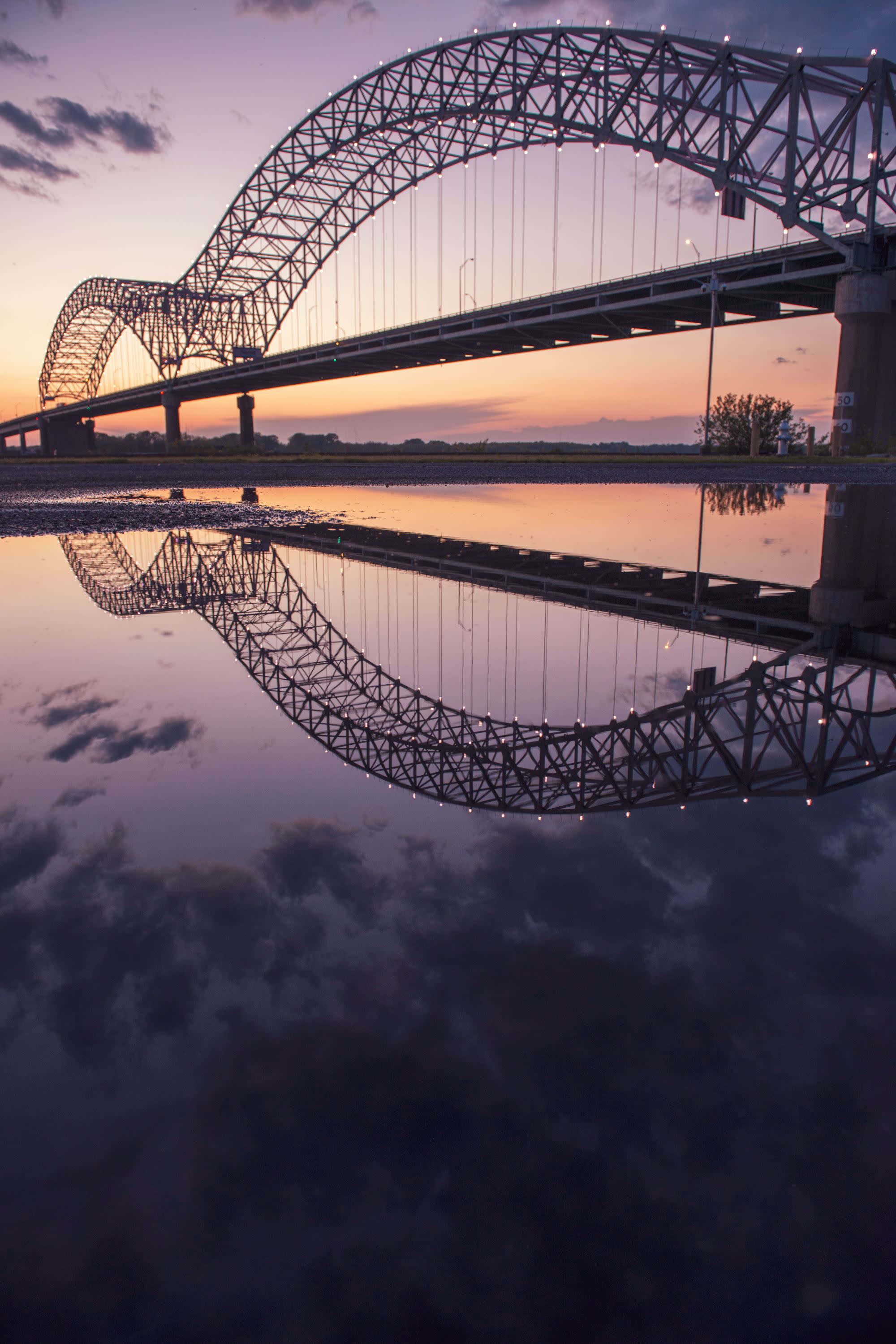 Bridge over the water