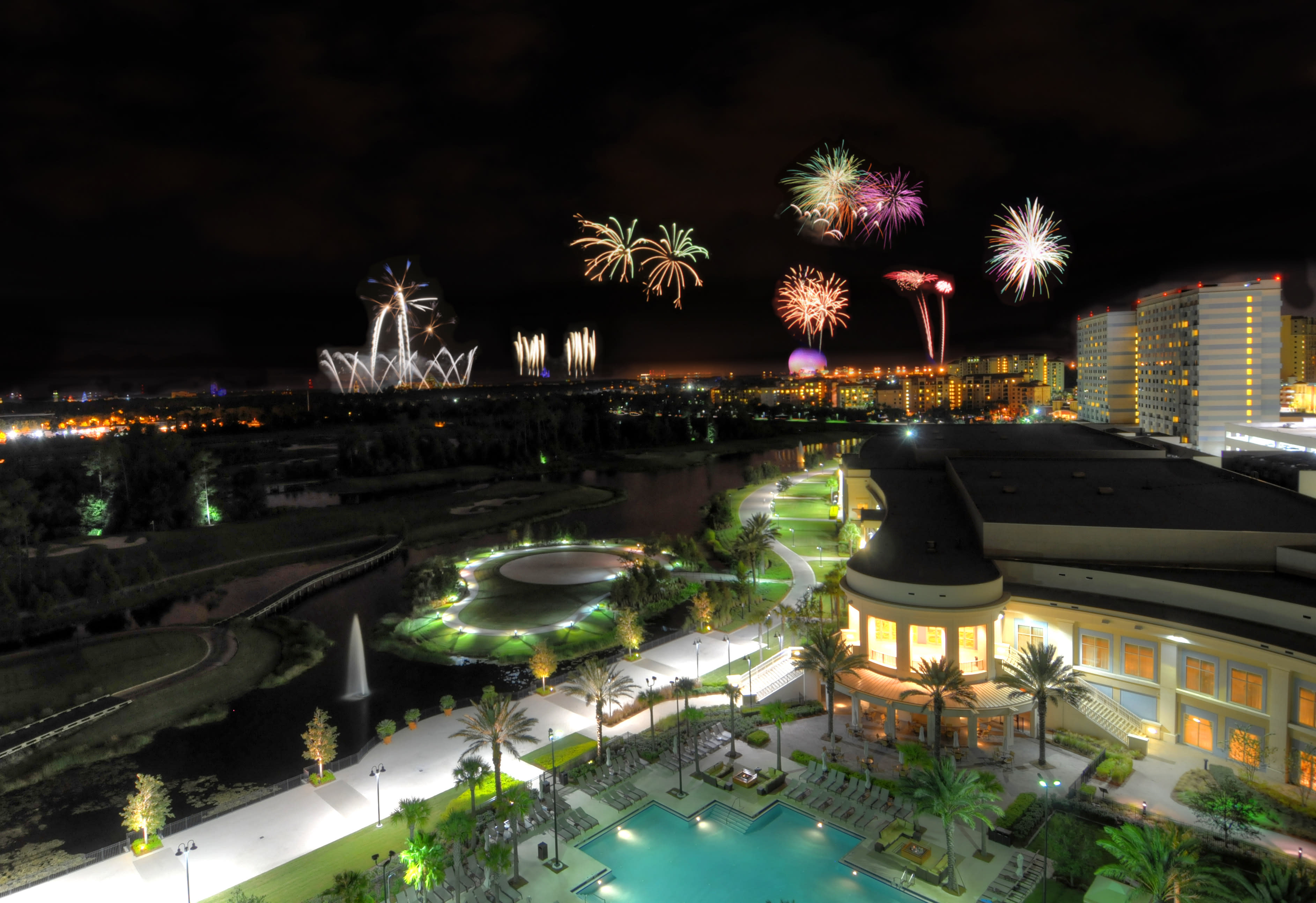 Fireworks at Disney Land