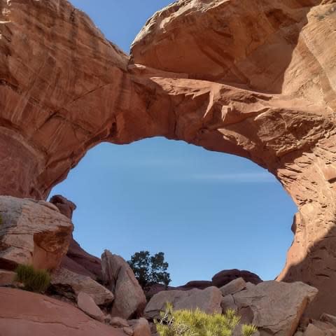Daytime Red Rock Moab Utah