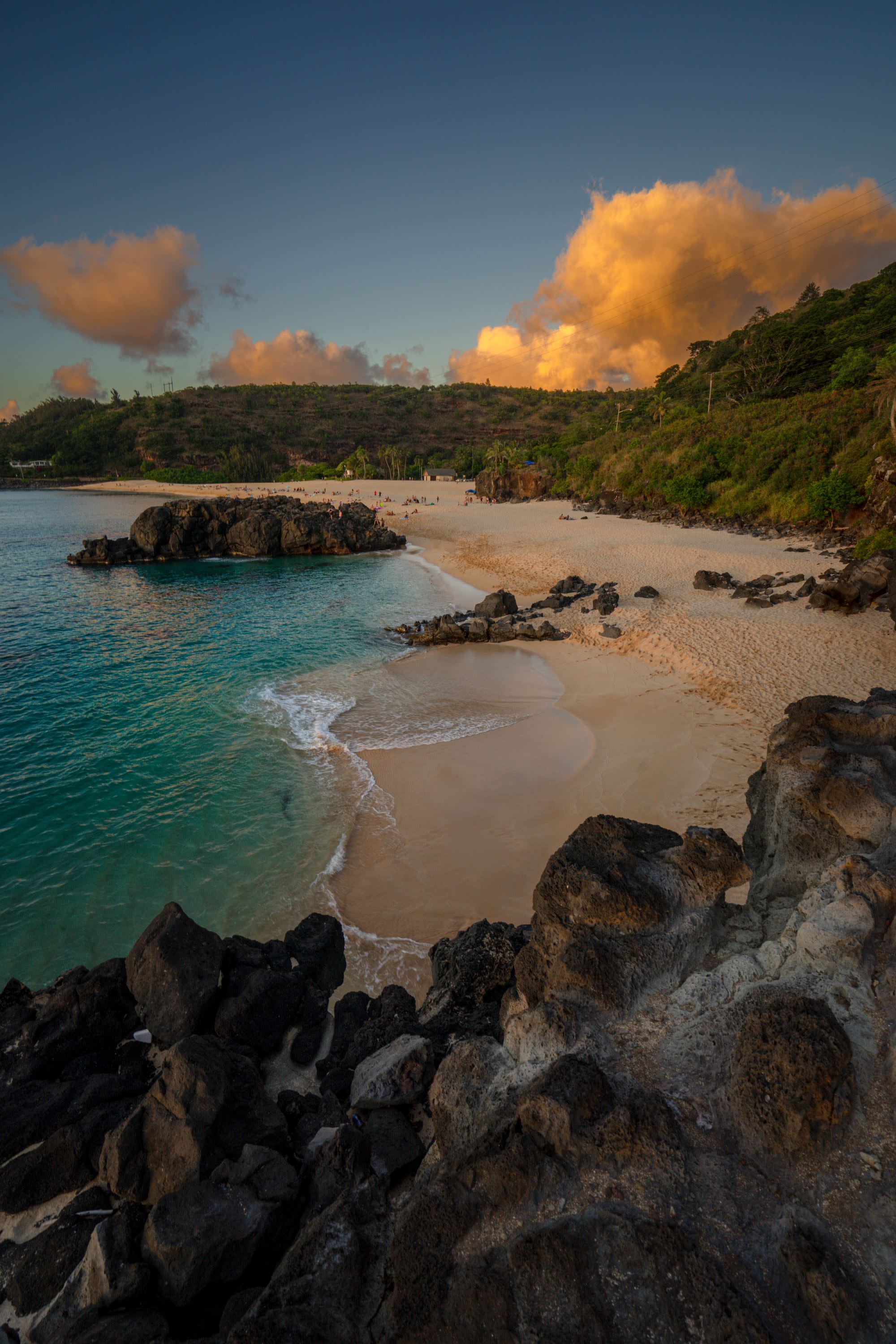 beach at sunset