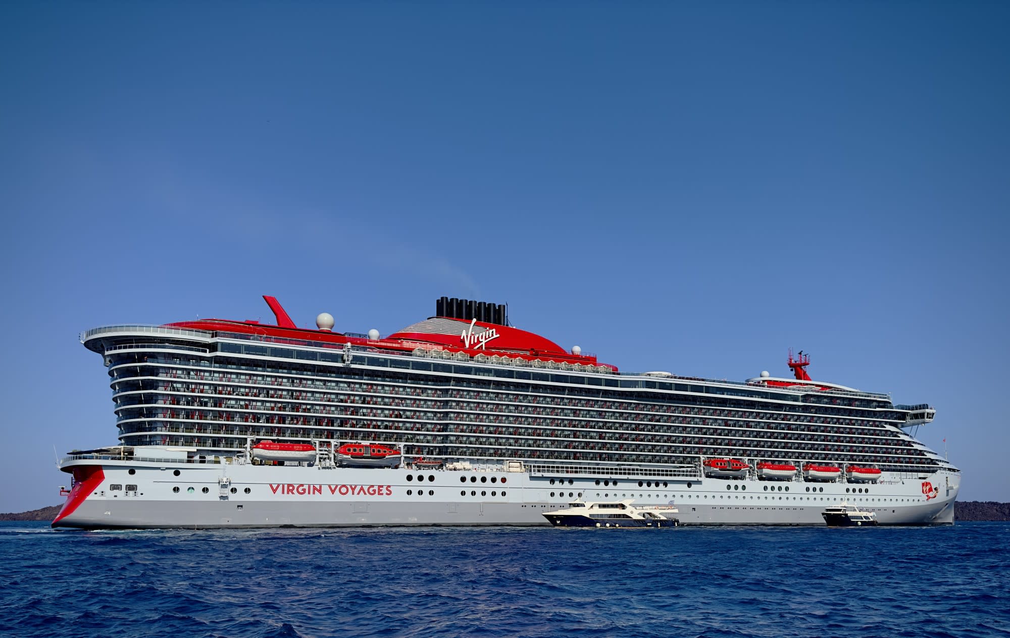 Greek Island Glow on Virgin Voyages' Resilient Lady