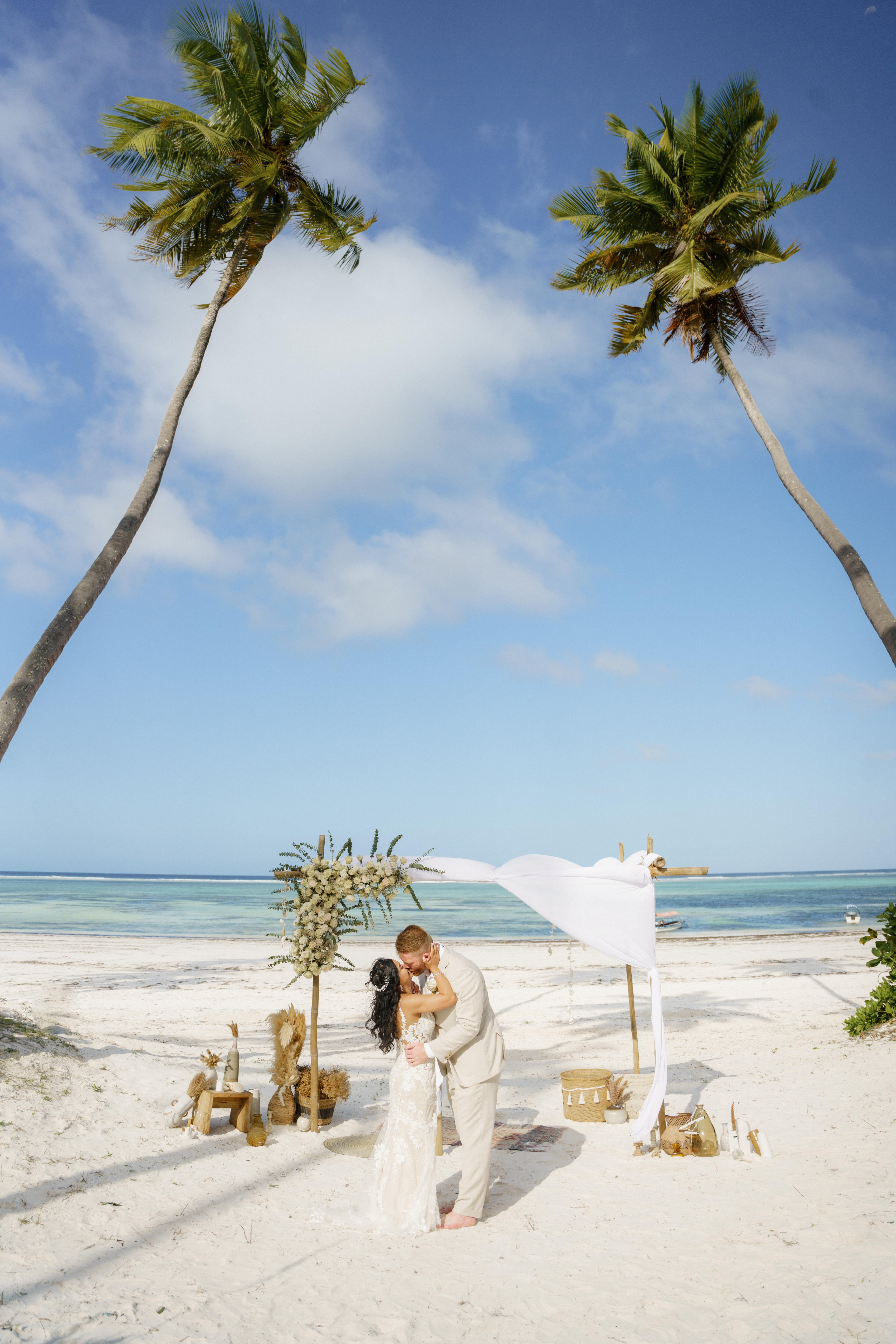 Tanzania Elopement and Honeymoon: From Zanzibar to Private Safari
