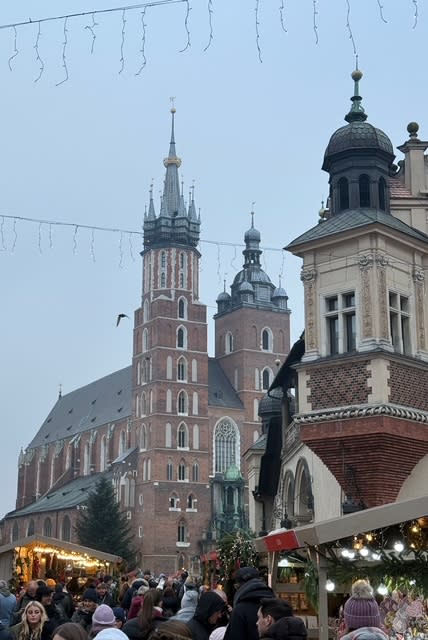 December in Krakow, Poland